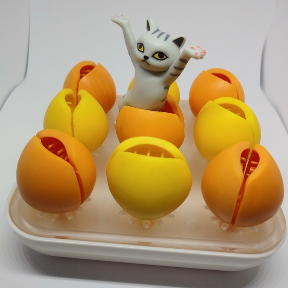 Cute Rosebud Desk Organizer - Orange and Yellow - Picture 6 of 6